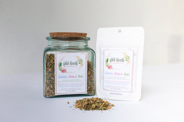 Children's Botanical Blend, herbal tea for kids, loose leaf, organic, digestive tea, calming