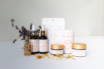 Mama & Baby Botanical Box, 6 natural skincare products, mother skincare, baby skincare, natural, organic