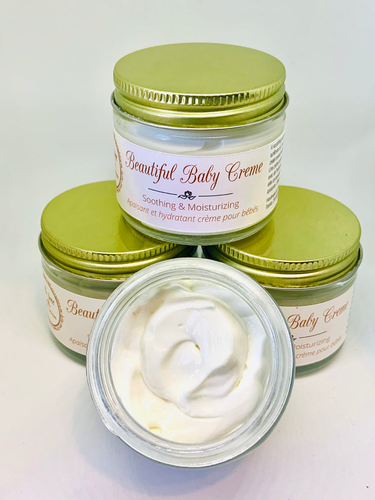 Beautiful Baby Créme, 2 oz jar, gold lid